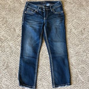 Silver women’s capris